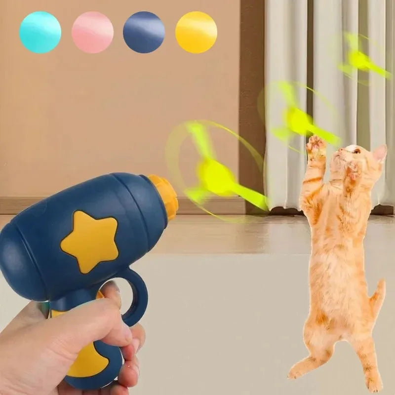 Funny Cat Toy Shooting Gun