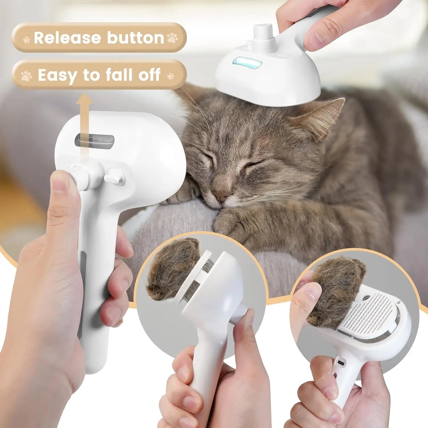 Pet Spray Grooming Comb Remove Floating Hair