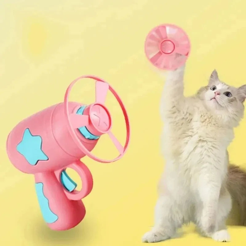 Funny Cat Toy Shooting Gun